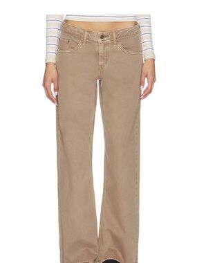 Women’s Wide Leg Jeans in Khaki